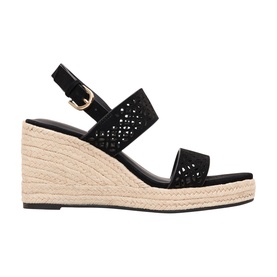 Suede Espadrille Wedges