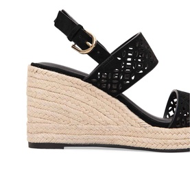 Suede Espadrille Wedges