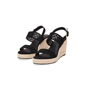 Suede Espadrille Wedges