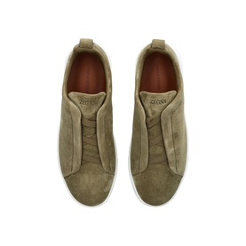 Triple Stitch Suede Trainers