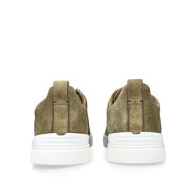 Triple Stitch Suede Trainers