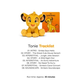 Disney Simba Audio Cuddle Tonie Character