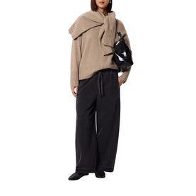 Casual Denim Wide Leg Trousers