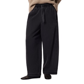 Casual Denim Wide Leg Trousers