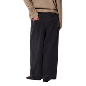Casual Denim Wide Leg Trousers