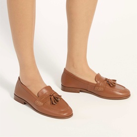 Giavonni Tassel Trim Loafers