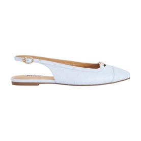 Hanna Slingback Logo Flats
