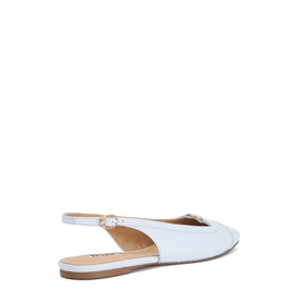 Hanna Slingback Logo Flats