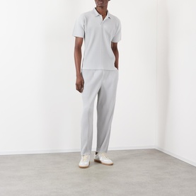 Pleated Straight Leg Trousers