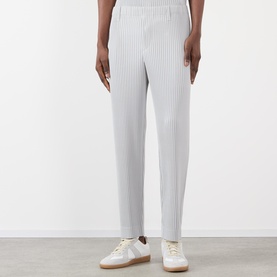 Pleated Straight Leg Trousers