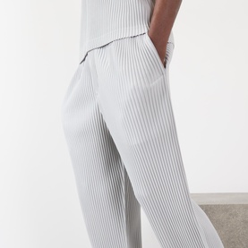 Pleated Straight Leg Trousers