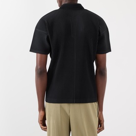 Pleated Polo Shirt
