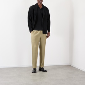 Pleated Polo Shirt