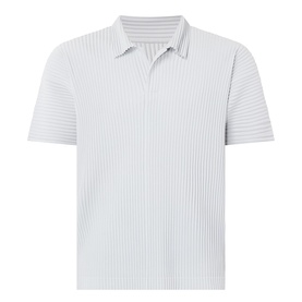 Pleated Polo Shirt