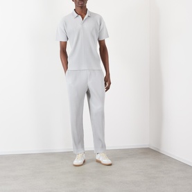 Pleated Polo Shirt