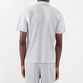 Pleated Polo Shirt