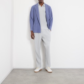 Pleated Polo Shirt