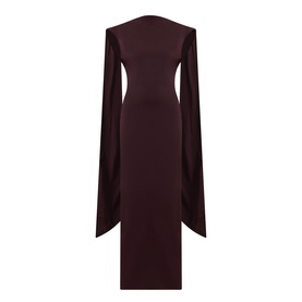 Drape Tie Gown