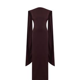Drape Tie Gown