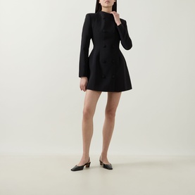 Button Mini Dress