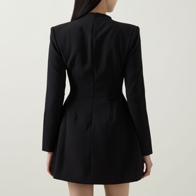 Button Mini Dress