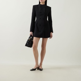 Button Mini Dress