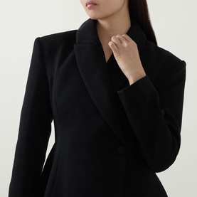 Tailored Mini Blazer Dress