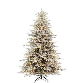 Pre-lit Flocked Arcadia Artificial Christmas Tree 7.5ft