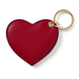 Leather Heart Keyring