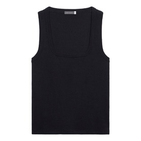 Solid Ribbed Tank Top