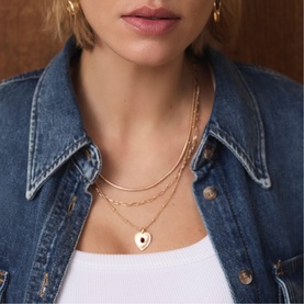 Layered Heart Necklace