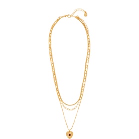 Layered Heart Necklace