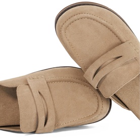 Goldens Suede Backless Loafers