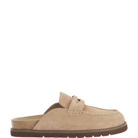 Goldens Suede Backless Loafers