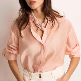 Sheer Double Cuff Shirt