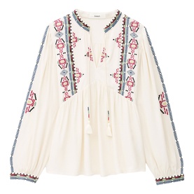Tilt Embroidered Blouse