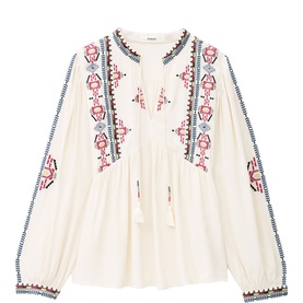 Tilt Embroidered Blouse