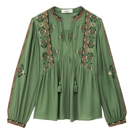 Tilt Embroidered Blouse