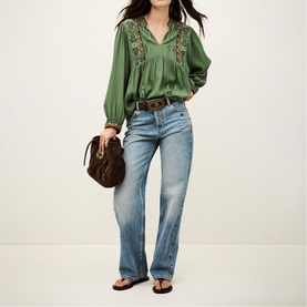 Tilt Embroidered Blouse