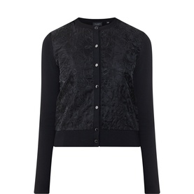 Voren Lace-Front Cardigan