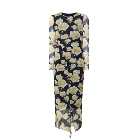 Elvyn Floral Slit Bodycon Dress