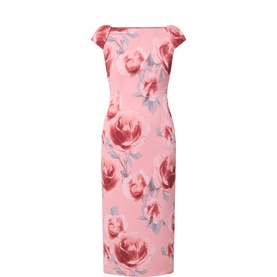 Odeta Floral Fitted Dress