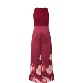 Izeny Placement Floral Jumpsuit