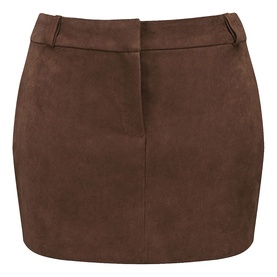 Adelise Faux Suede Mini Skirt