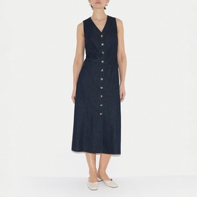 Chambray Waistcoat Dress