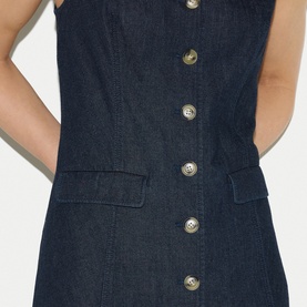 Chambray Waistcoat Dress