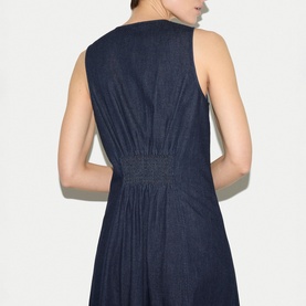 Chambray Waistcoat Dress