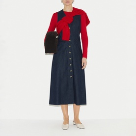 Chambray Waistcoat Dress