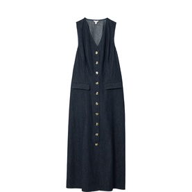 Chambray Waistcoat Dress