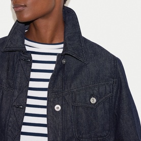 Topstitch Denim Jacket